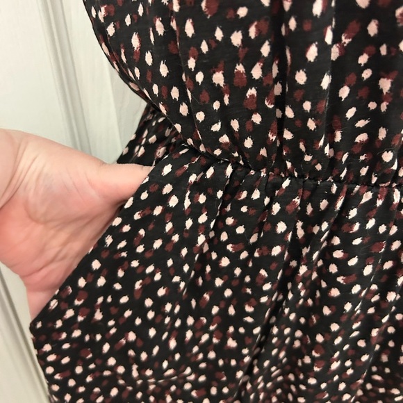 H&M Cotton-Blend, Patterned Dress with Elastic Waist, Sz US Small - Picture 3 of 6